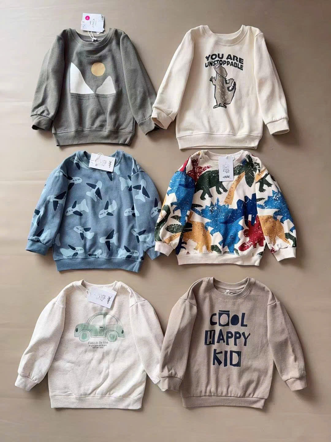 Bộ nỉ bông Castro dòng nhí nhiều mẫu Bé Trai size 6m - 4y