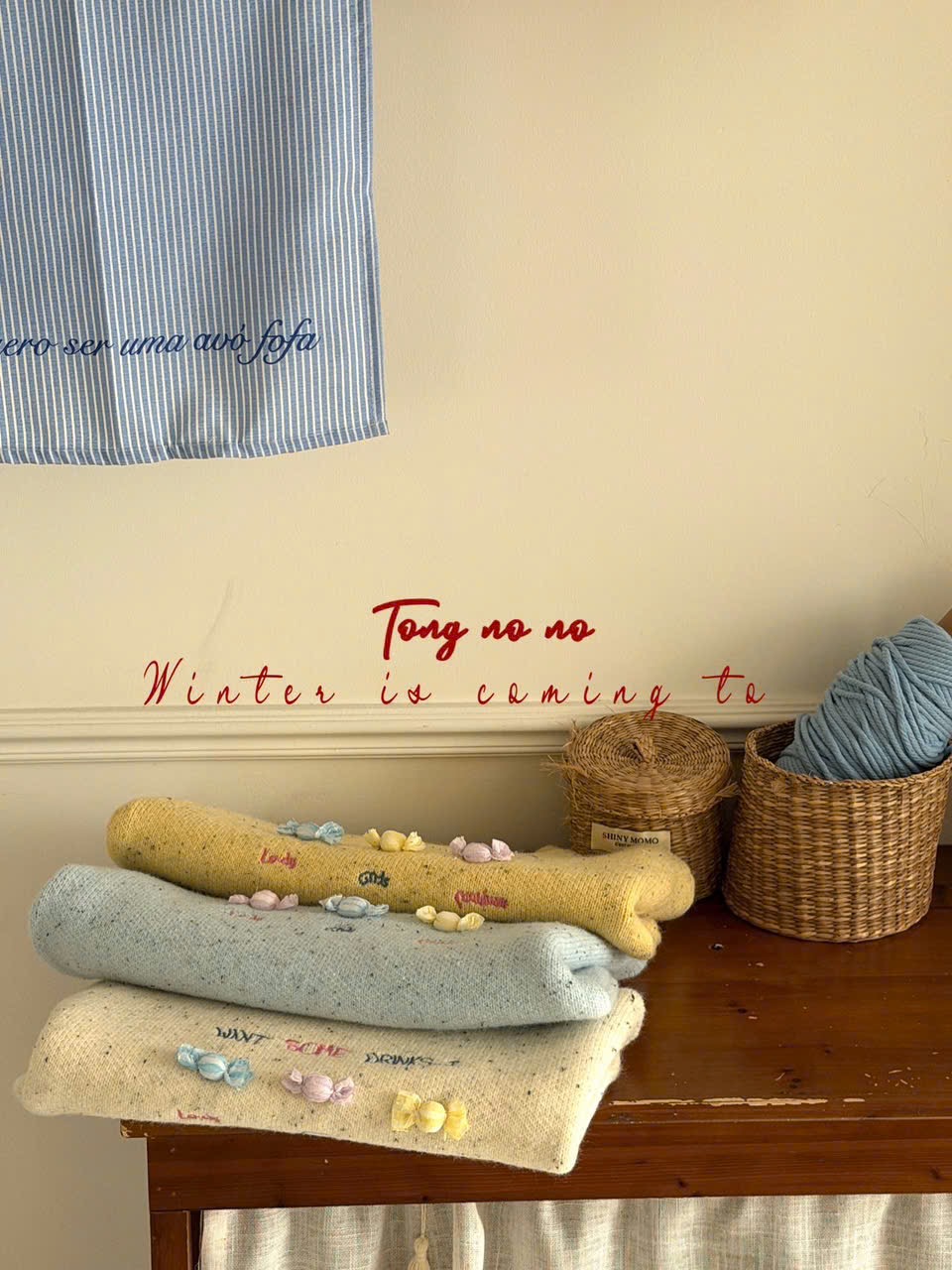 BM2 - Áo len Tongnono nhiều màu cho bé gái size 110-150