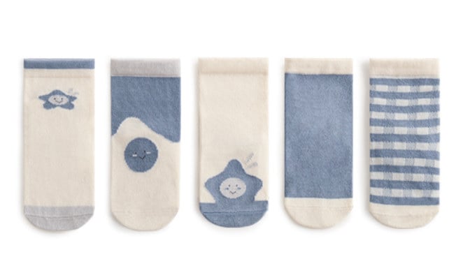 Set 5 tất cao cổ Nemo Baby 4 tông màu