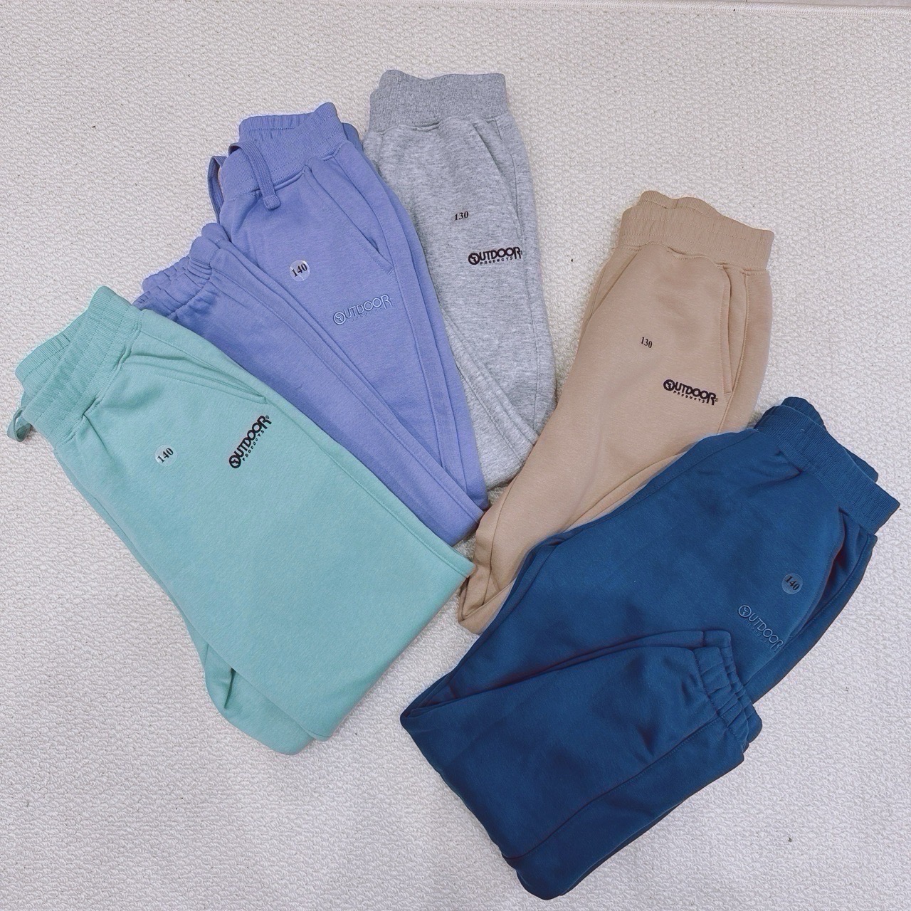 Quần nỉ bông OD xuất Hàn nhiều màu cho bé size 120-160