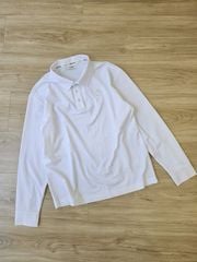 BM2508TS03 - Áo polo Beemon trắng cổ đức dài tay cho bé size 120-160