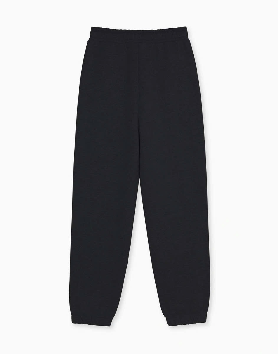 Quần jogger nỉ bông GGJJ 2 màu ghi/đen cho bé size 6-14y