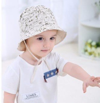 Mũ vải vành Miller BT - màu be hoạ tiết động vật