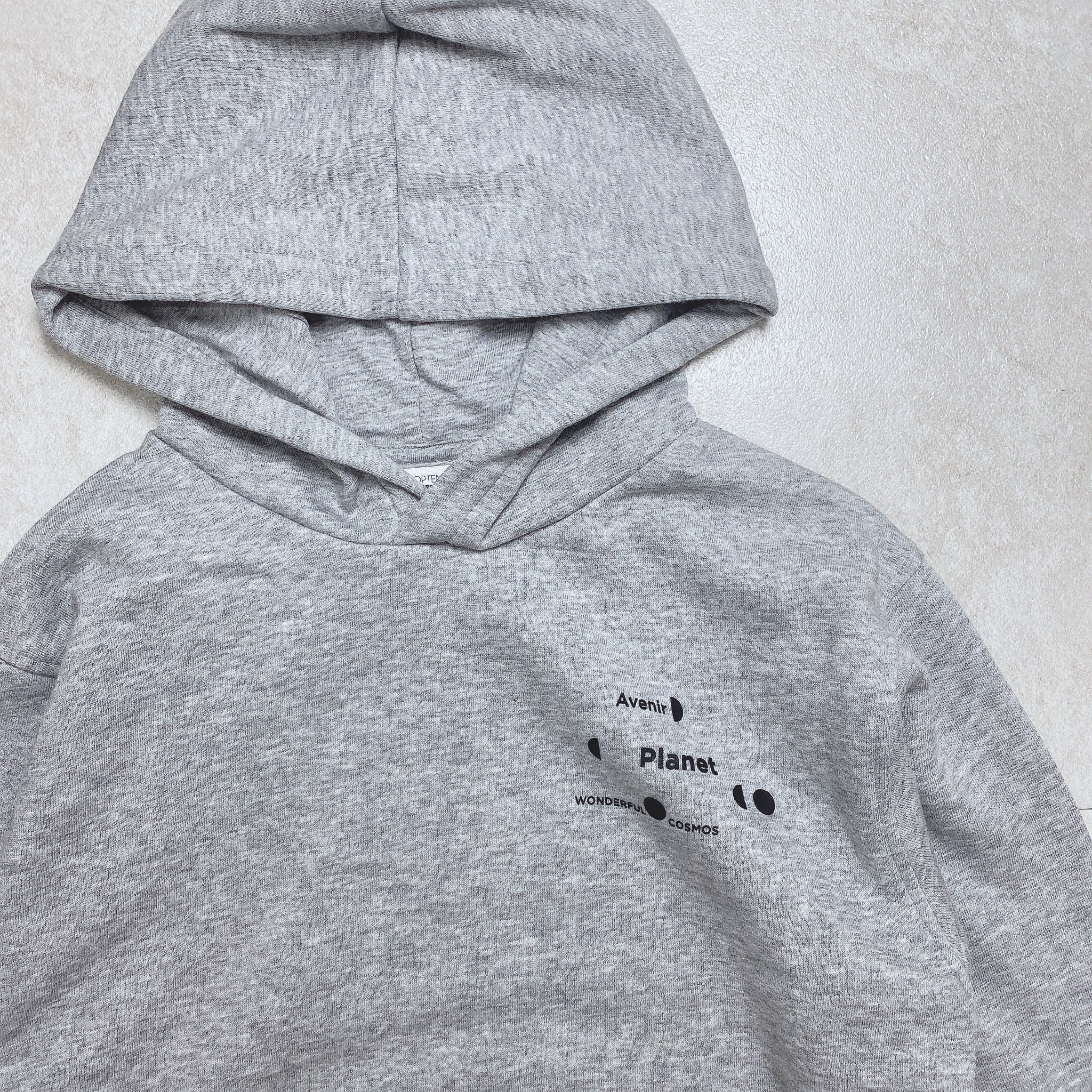 Áo nỉ hoodie Topten in Planet 3 màu ghi / đen / xanh size 130 - 170