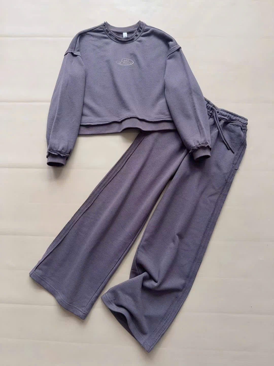 Bộ nỉ Sela dư xịn trơn màu cho bé gái dòng đại size 122-164