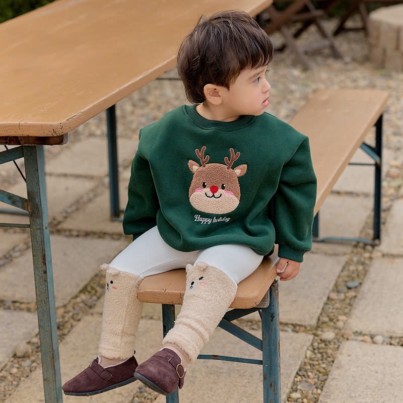 Áo nỉ Bebezoo chủ đề Noel nhiều màu cho bé size 100-140