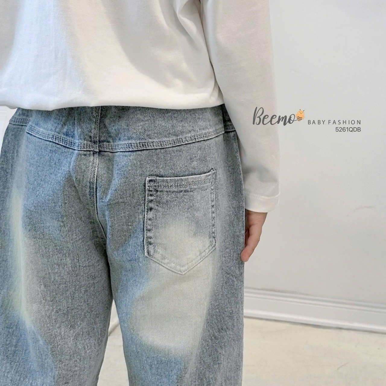 Quần jean mài Beemo cho bé trai size 80-130