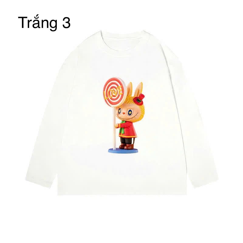 Áo cotton Nexxi Labubu nhiều hình cho bé size 1 - 14y