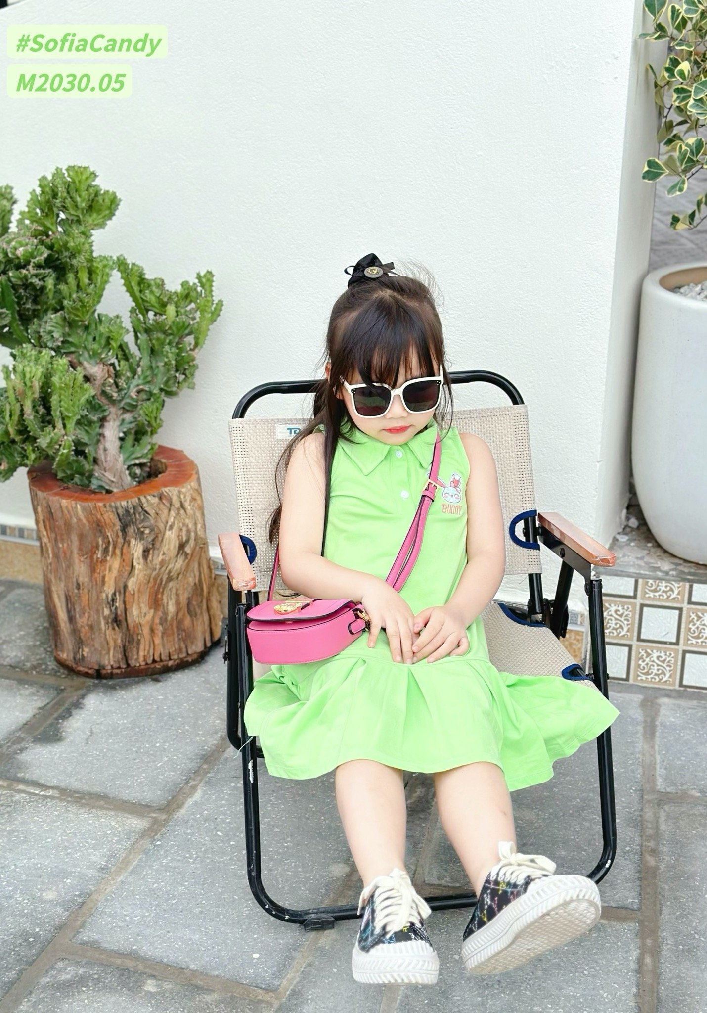 V00048 - Váy Mia Kids cotton cổ đức đuôi cá 2 màu BG size 2-12y