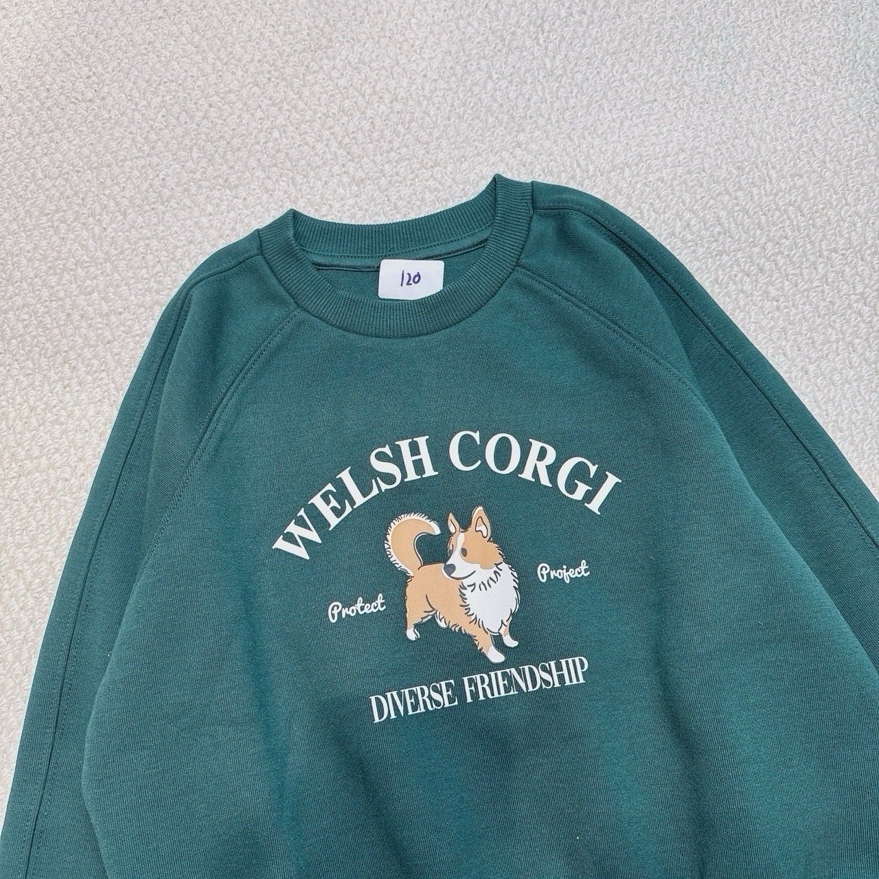 Áo nỉ Polham 2 màu vàng/rêu cho bé size 110-160