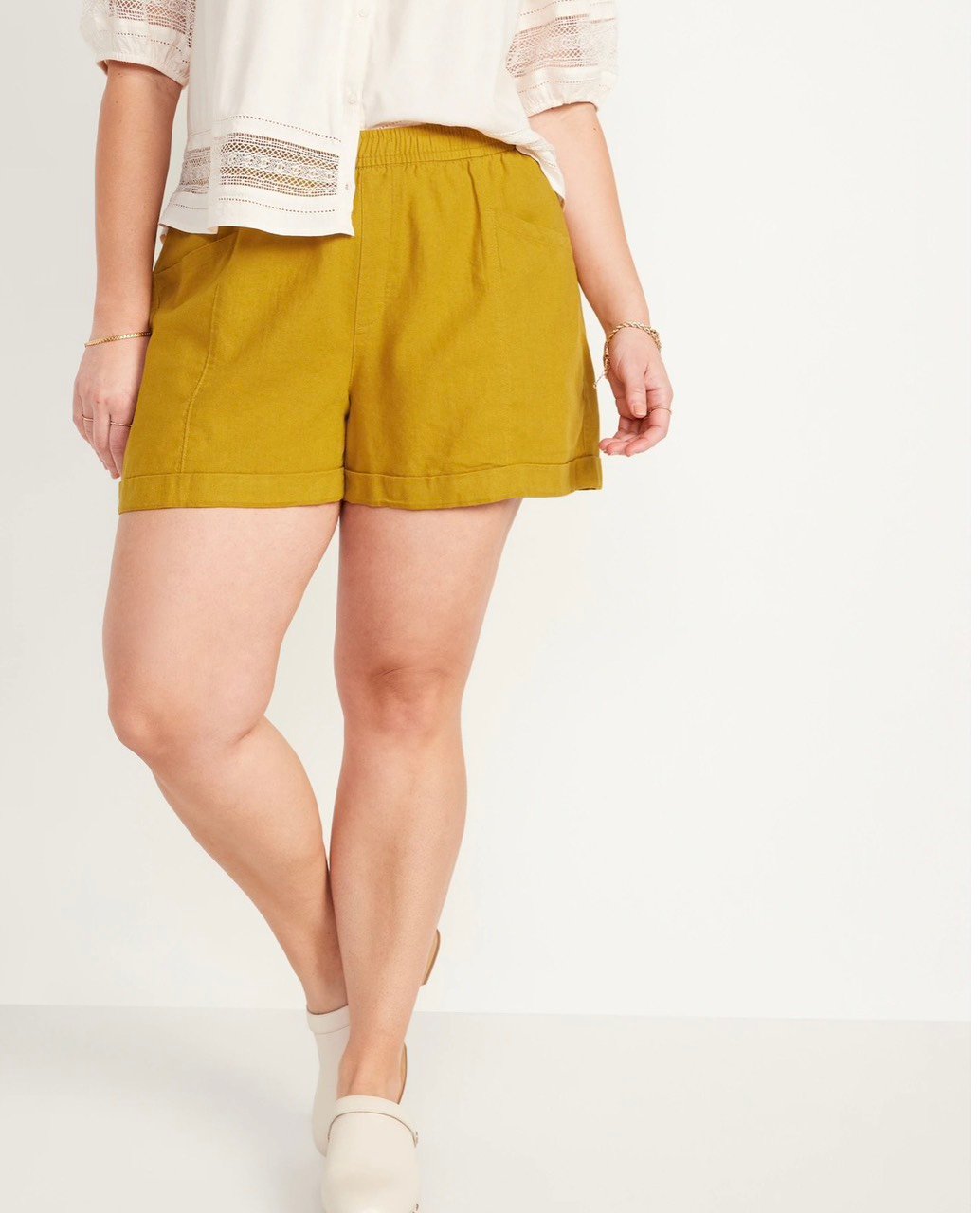 Quần short linen Oldnavy nhiều màu cho mẹ size XS / S / M