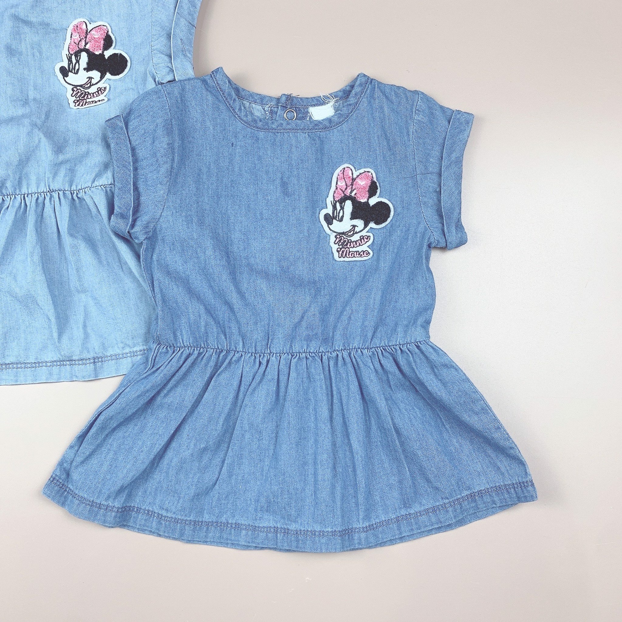 V00061 - Váy denim xanh jean 2 màu BG