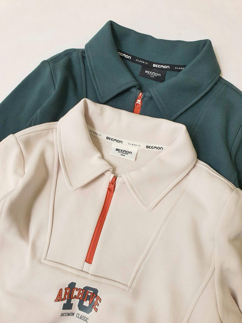 BM2510ST01 - Bộ nỉ Beemon cổ đức 2 màu cho bé size 120-160