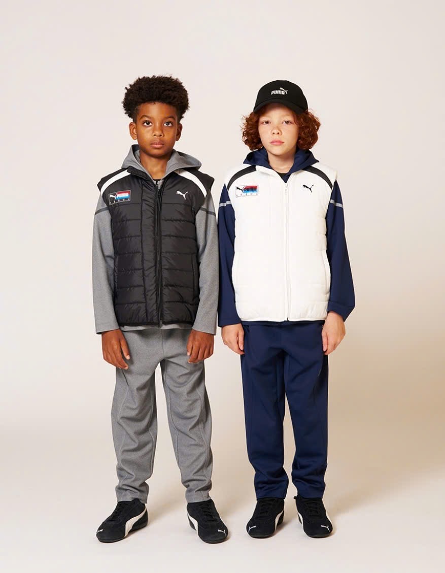 Áo khoác gile phao PM xuất Hàn dư xịn 2 màu trắng/đen size 120-160