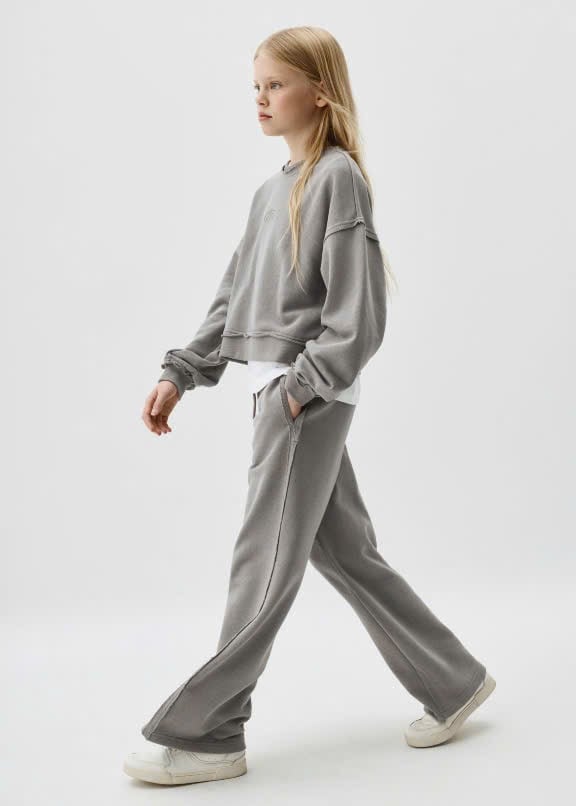 Bộ nỉ Sela dư xịn trơn màu cho bé gái dòng đại size 122-164