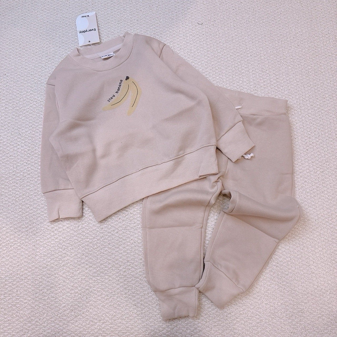 BBG21 - Bộ nỉ bông Minene nhiều màu cho bé size 2-6y