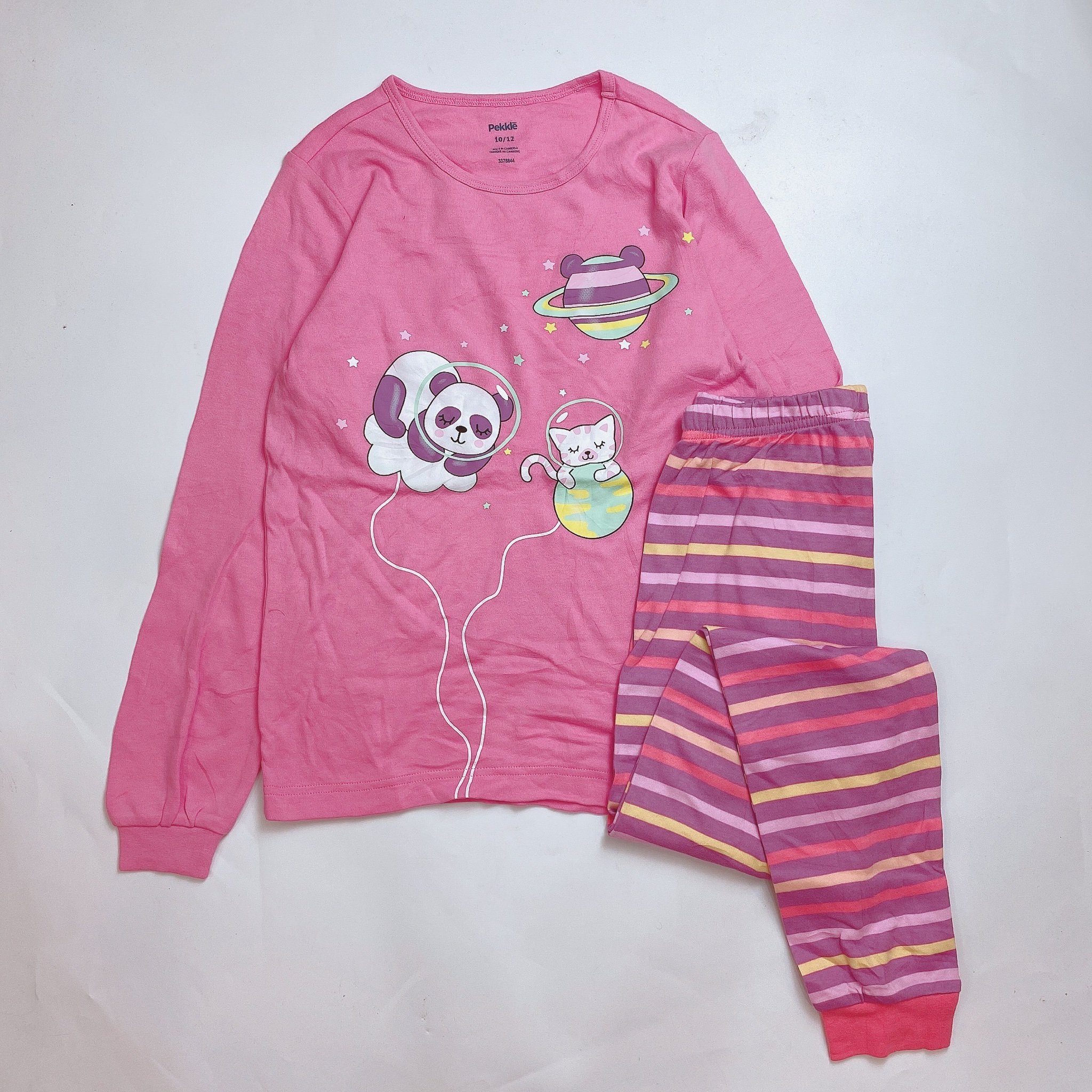 Bộ cotton Pekkle nhiều mẫu Bé Gái size 2 - 10y