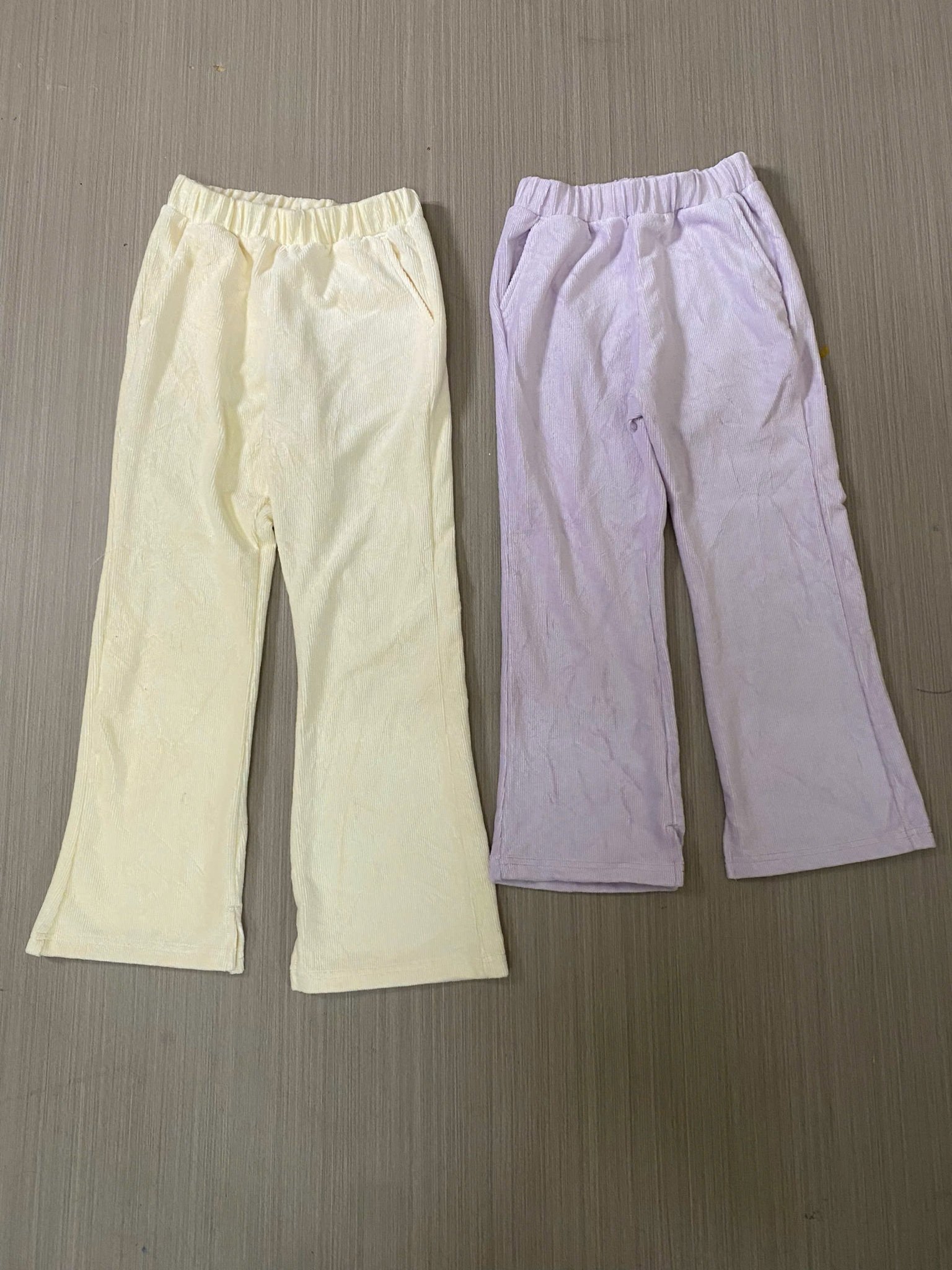 Quần nhung tăm ống vẩy Topten xuất Hàn 3 màu bé gái size 120-160