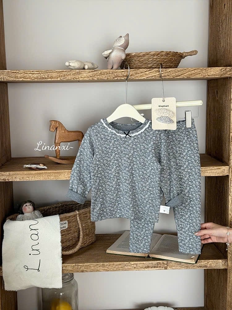 88060 - Bộ cotton Linanxi QC nhiều màu cho bé gái size 90-140