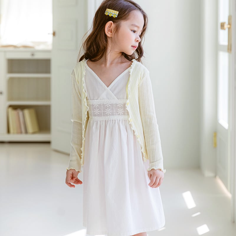 Cardigan mỏng Bebezoo trơn màu BG size 100-140