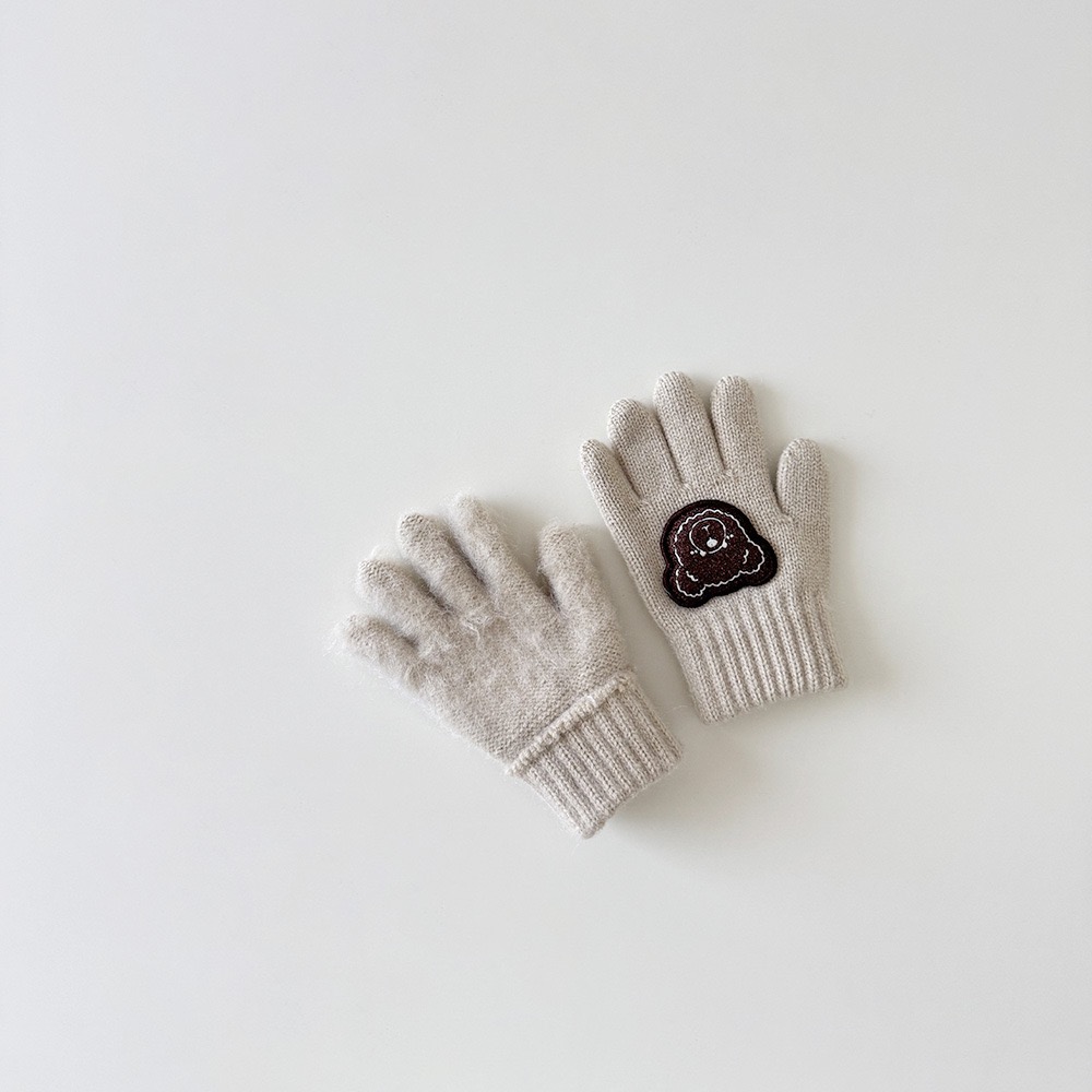 Găng tay hình gấu nhiều màu cho bé size 3-6y