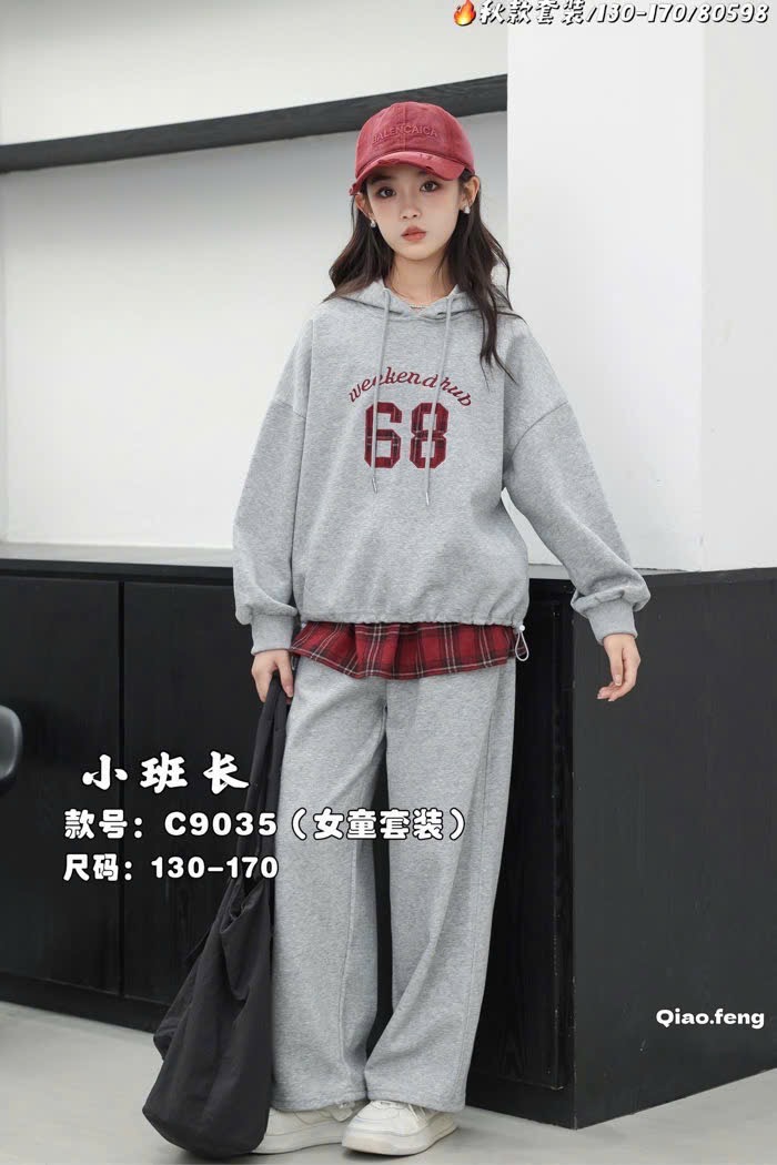 Set bộ nỉ hai da dòng đại nhiều màu cho bé gái size 130-170