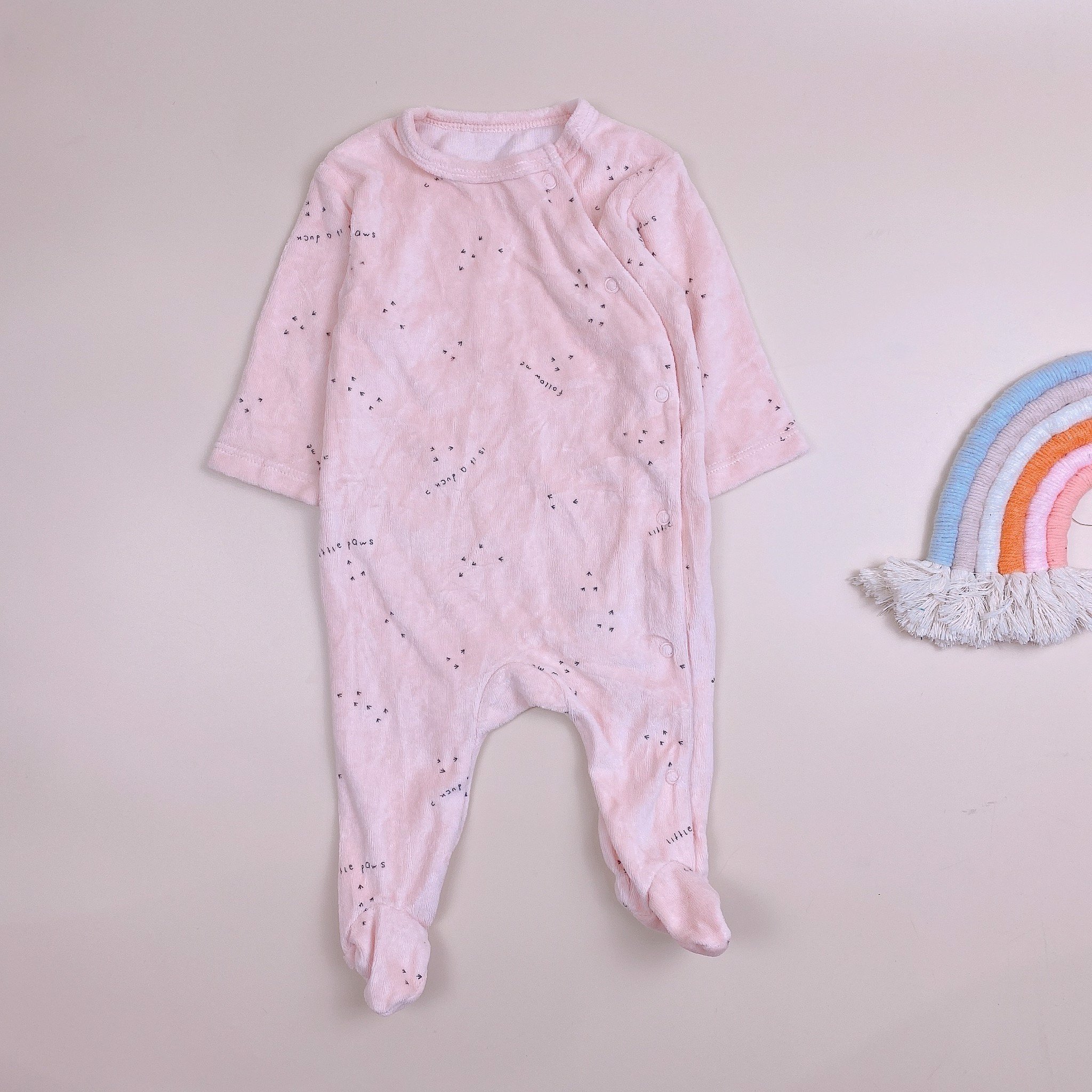 Body băng lông Kiabi nhiều họa tiết BTBG