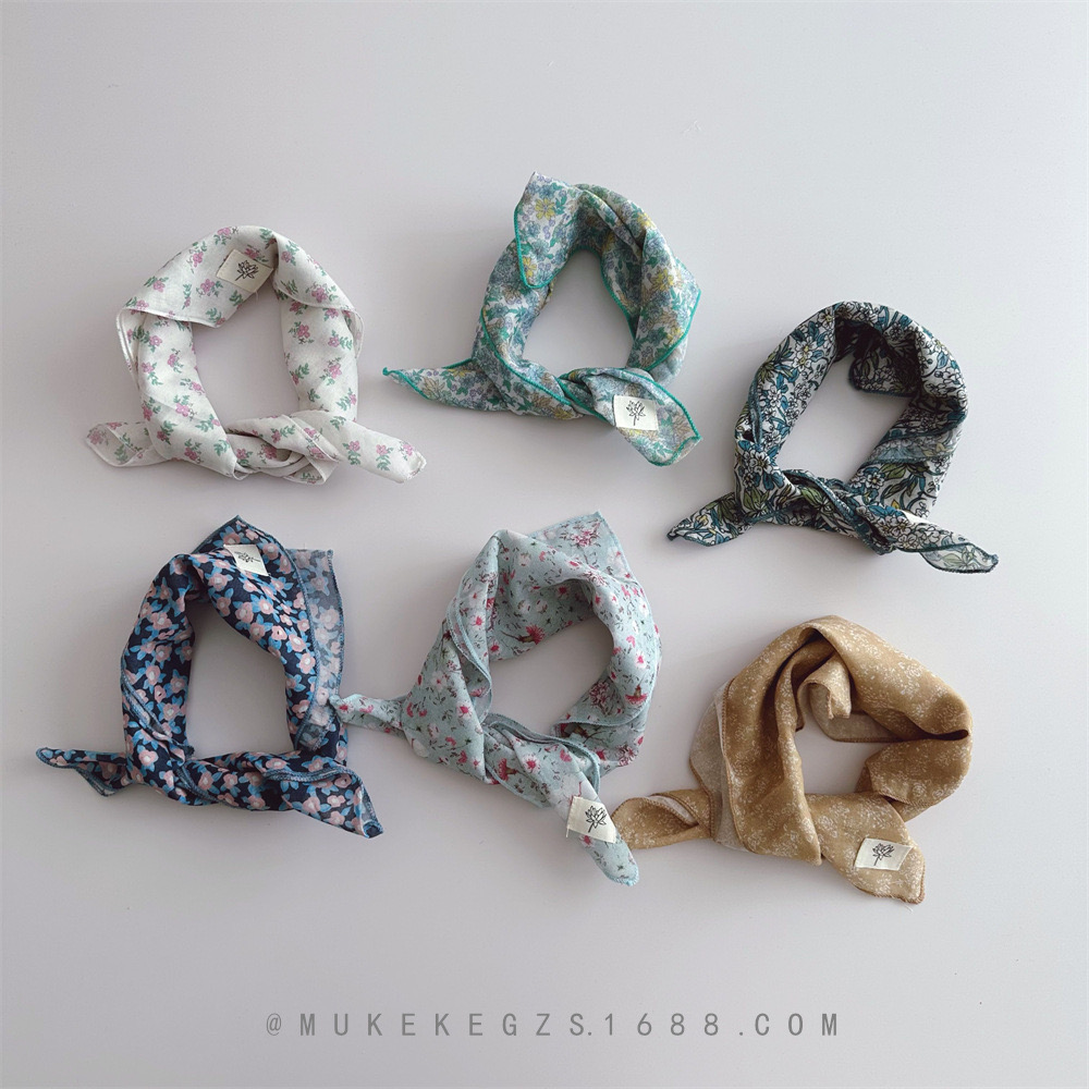 Khăn thô mỏng nhiều mẫu Bé Gái 45*45cm