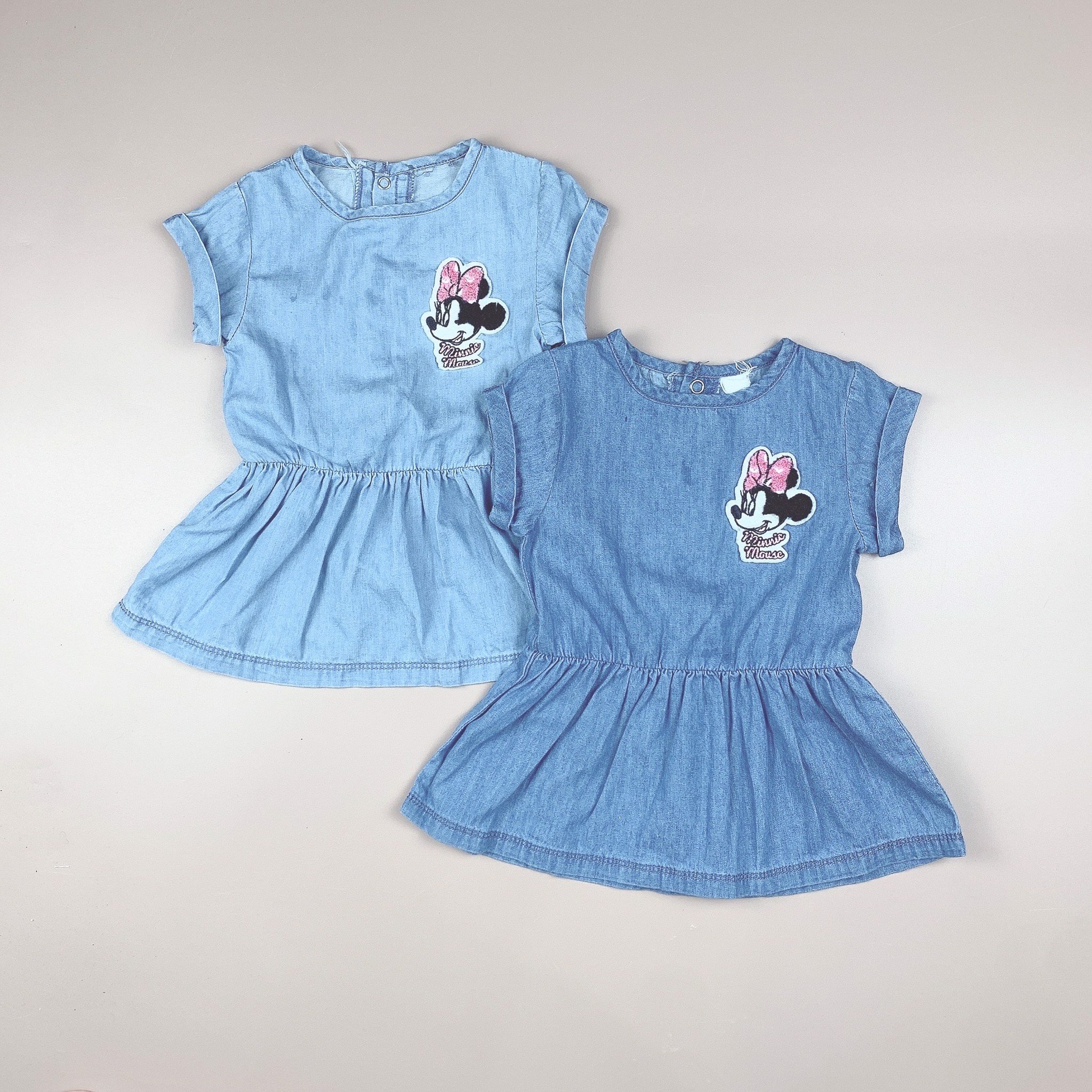 V00061 - Váy denim xanh jean 2 màu BG