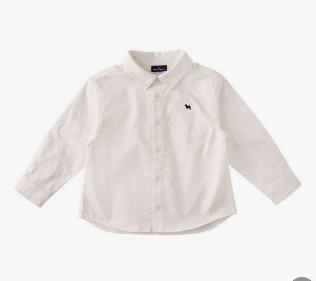 ABT01 - Áo sơ mi BD màu trắng bé trai size 100