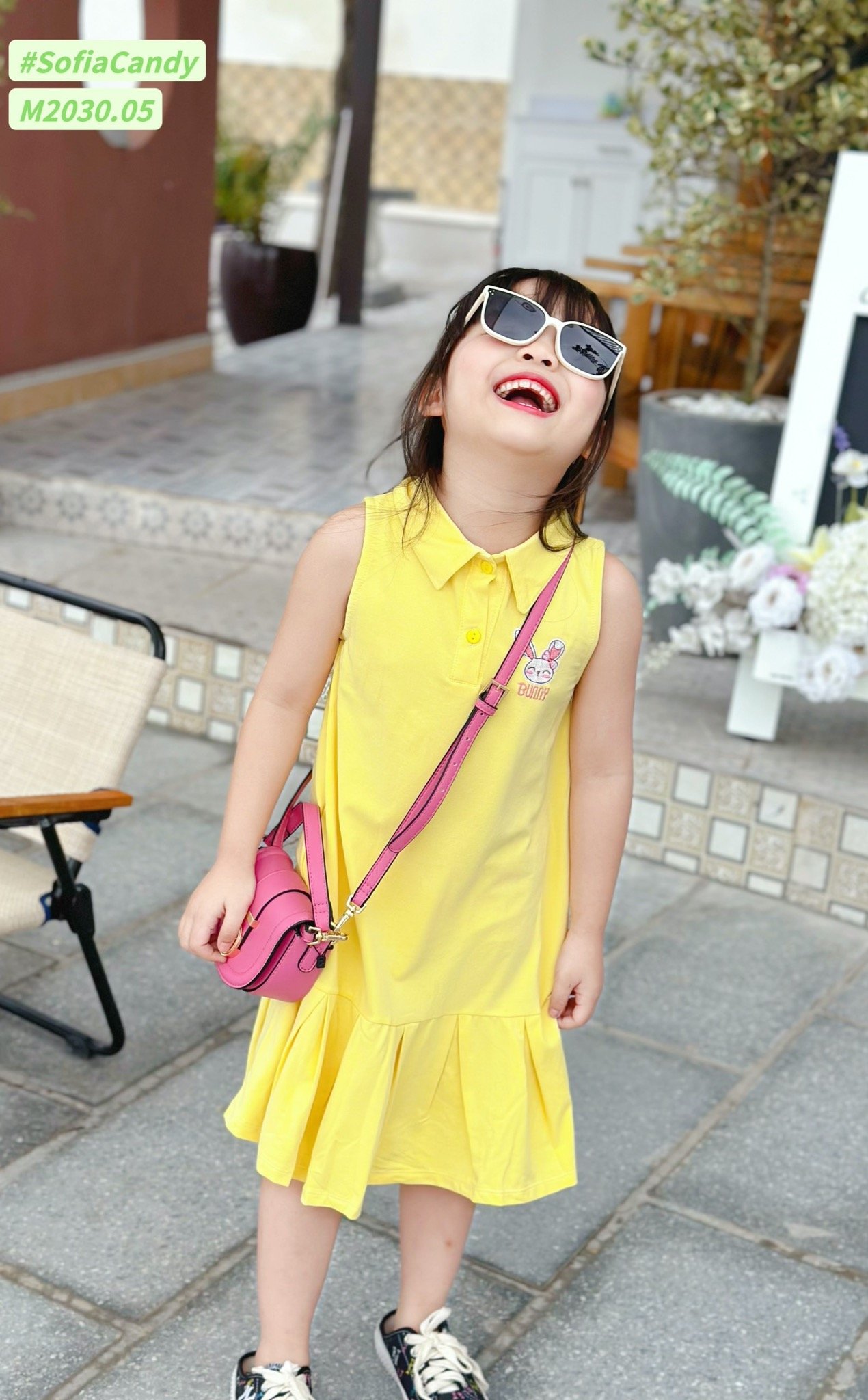 V00048 - Váy Mia Kids cotton cổ đức đuôi cá 2 màu BG size 2-12y