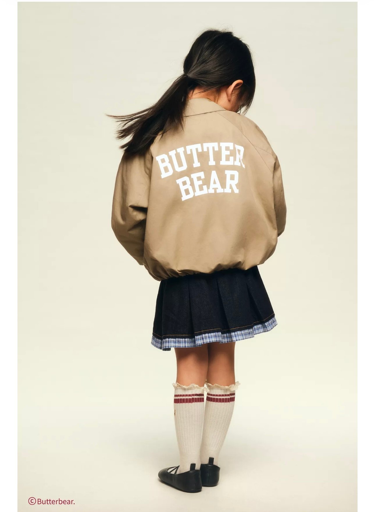 Áo khoác kaki chần bông ZR màu nâu Butter cho bé size 1-6y