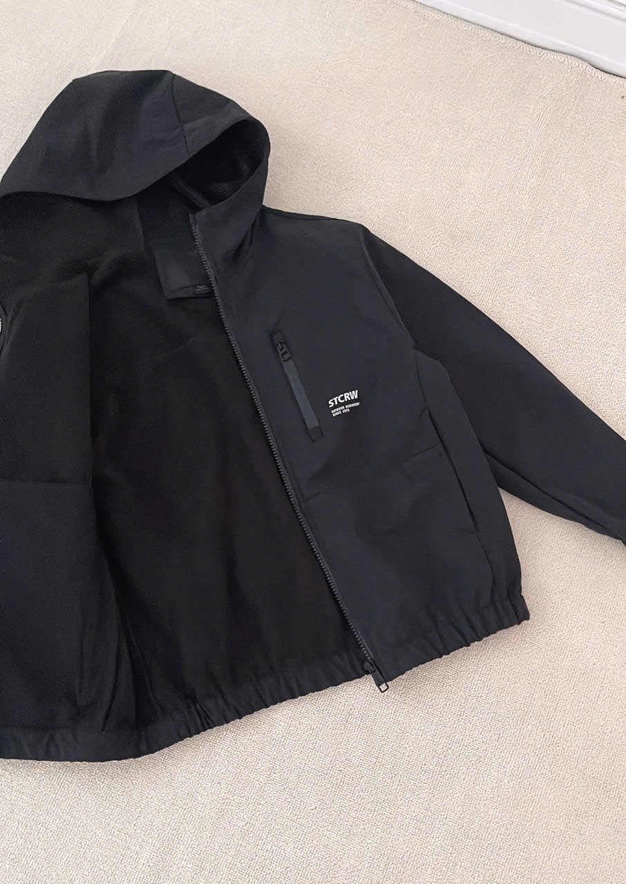 AKBT49 - Áo khoác vải kỹ thuật có lớp ngoài chống thấm nước cho bé size 6-14y