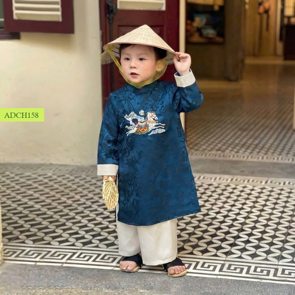 AD02 - Set áo dài trẻ em của Oli River bé trai size 3-12y