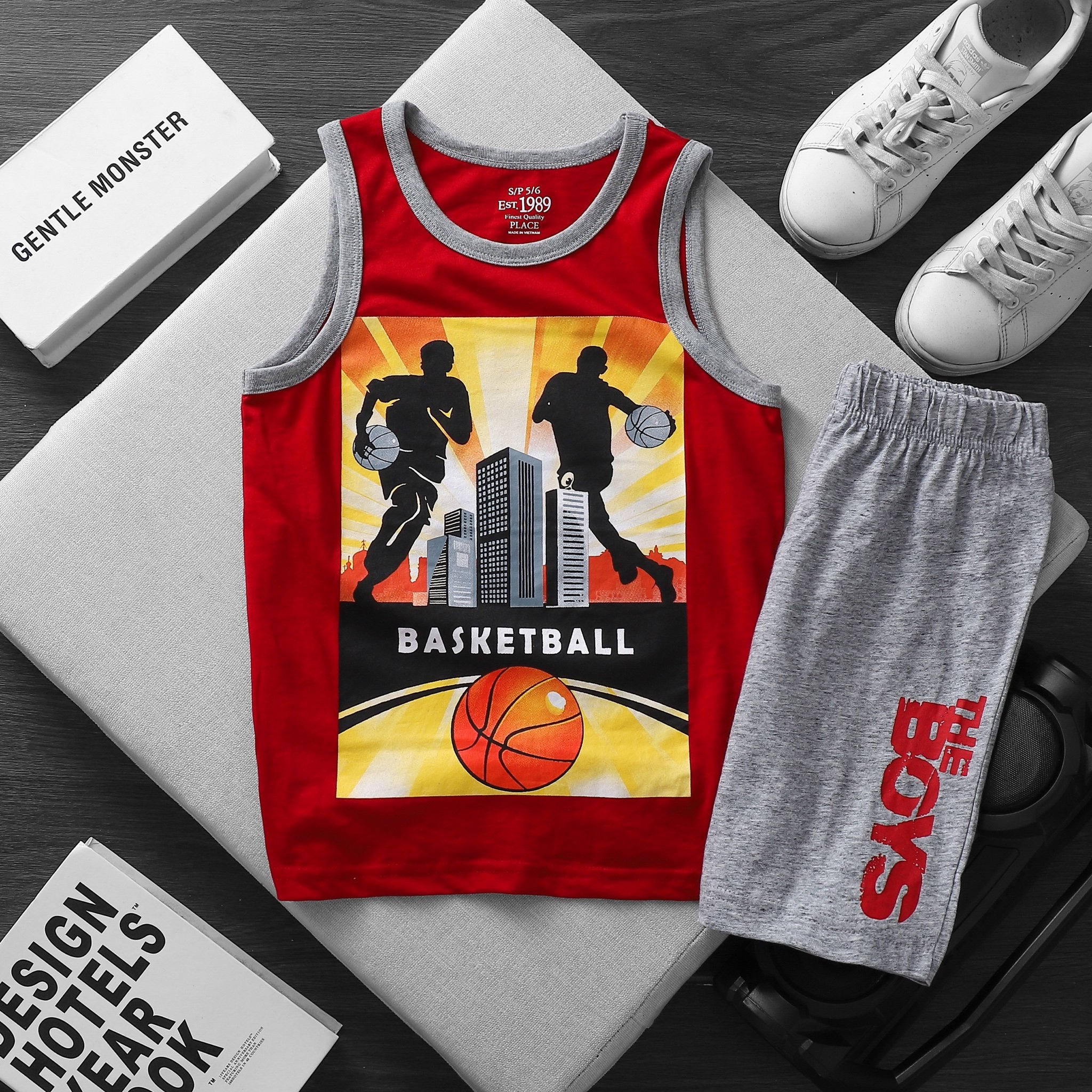 Bộ ba lỗ Place 7 hình Bé Trai size 4 - 16y - Bảng màu 2