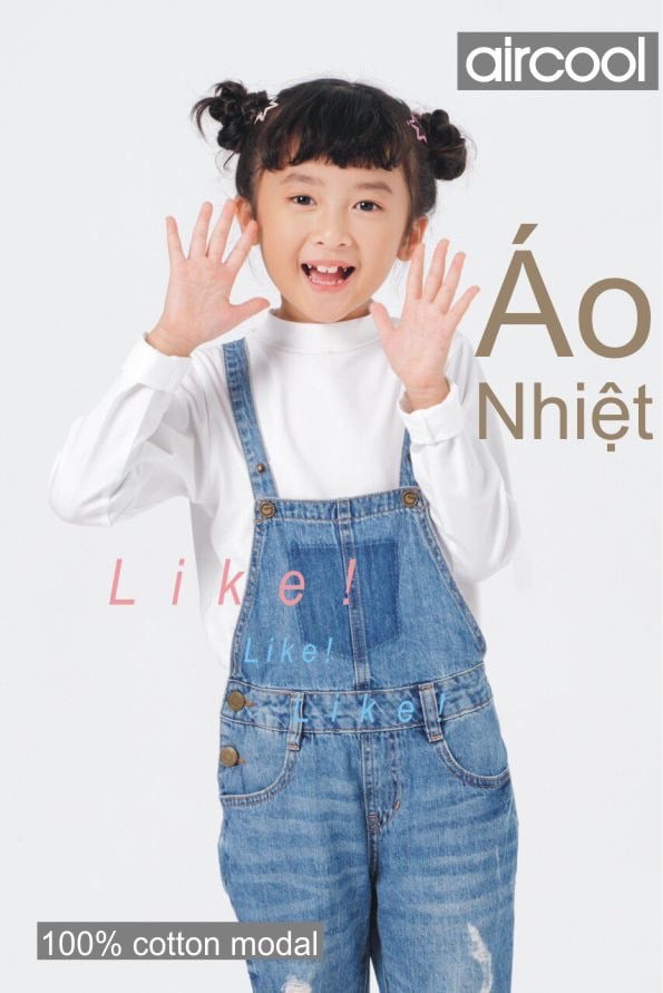 Áo giữ nhiệt cổ 3p Aircool BTBG size 2 - 14y