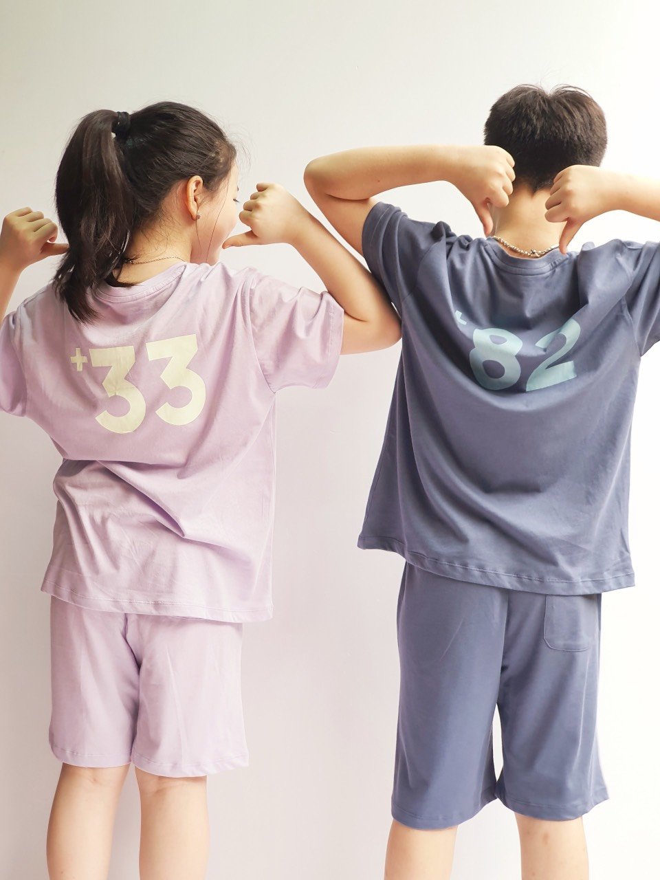 Bộ cotton Bee Mon nhiều màu thêu chữ ngực Paris / Seoul size 110 - 160