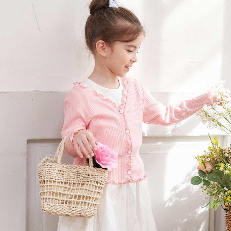 Cardigan mỏng Bebezoo trơn màu BG size 100-140