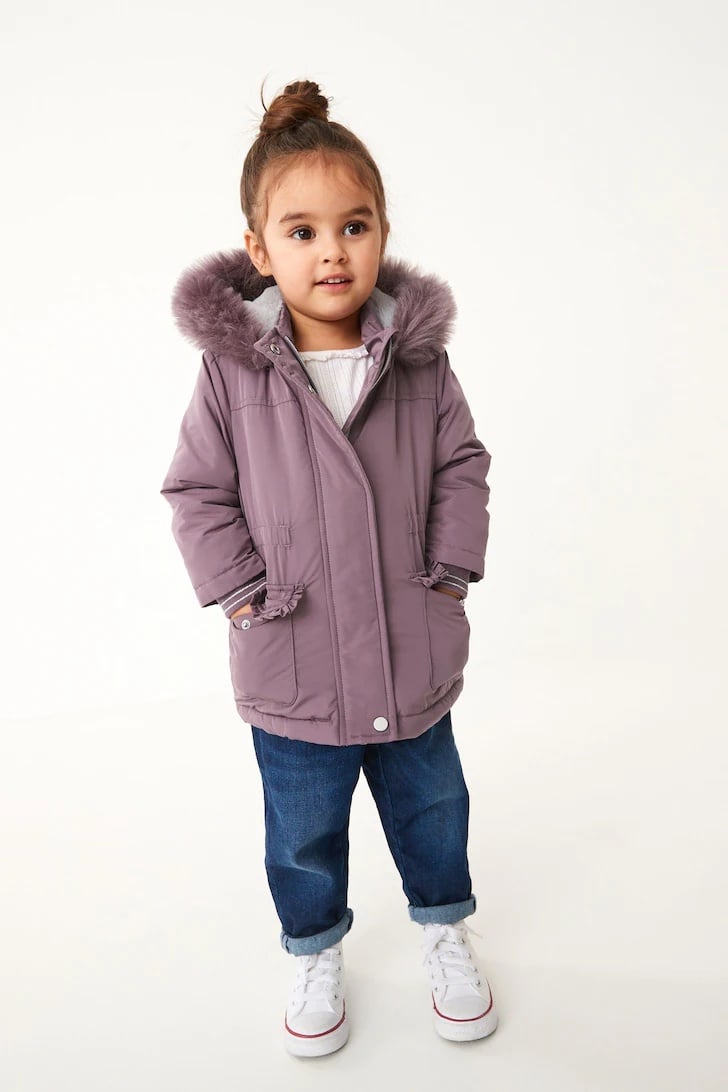 Áo khoác Parka Next lót lông 3 màu BG size 9m - 7y