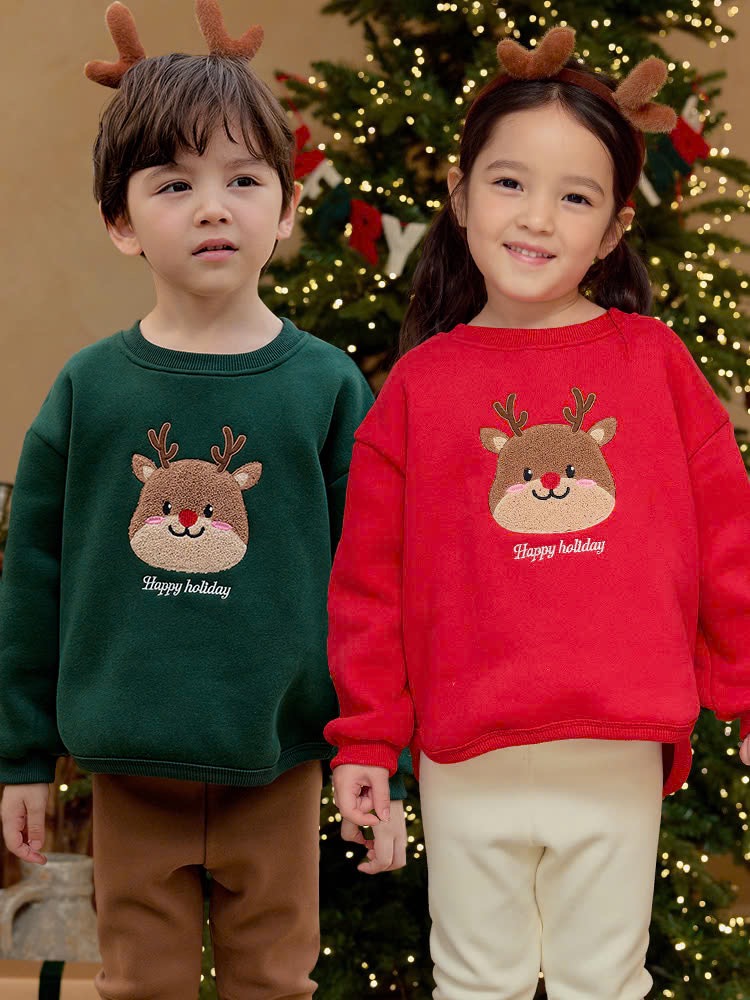 Áo nỉ Bebezoo chủ đề Noel nhiều màu cho bé size 100-140