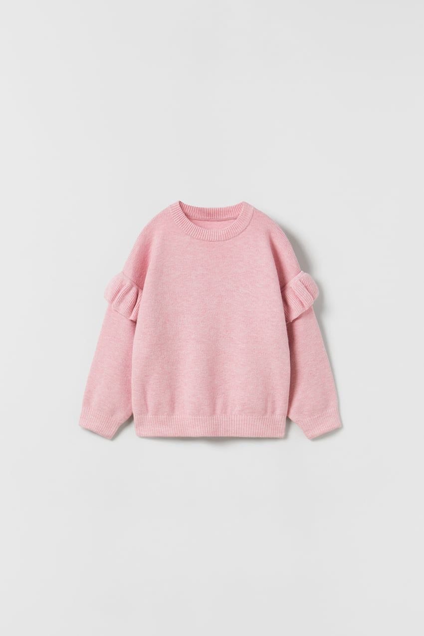 Áo len Zara vai rơi bèo 3 màu size 12m - 5y