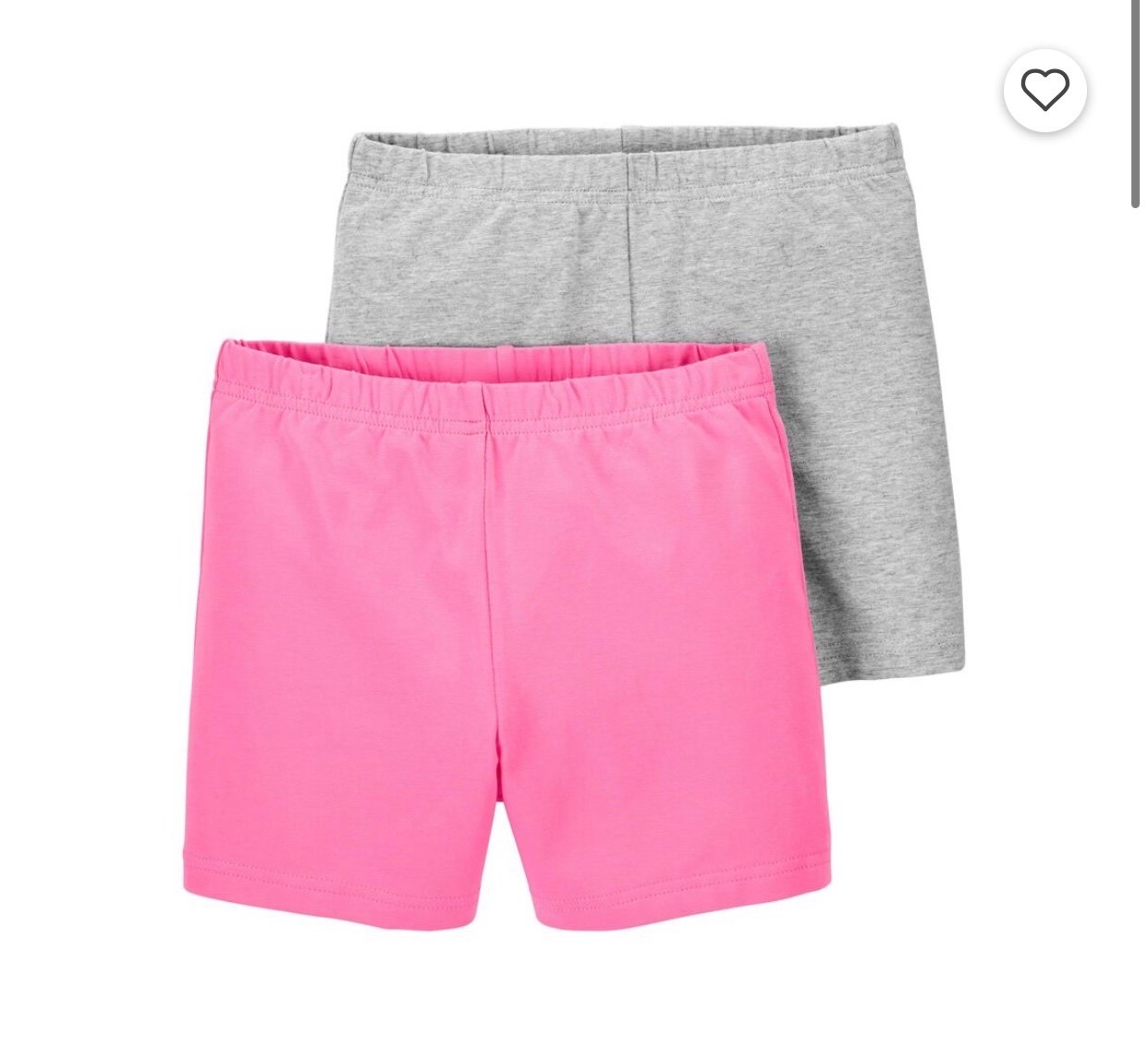 Legging đùi Carters/Oshkosh trơn nhiều màu 4-14y