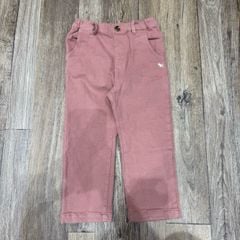 Quần kaki nỉ BD Baby màu hồng đất cho bé size 110/120