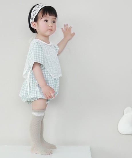 Tất lưới cao tới gối Nemo Baby viền sọc kẻ 5 màu