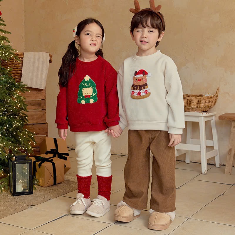 Áo nỉ Bebezoo chủ đề Noel nhiều màu cho bé size 100-140
