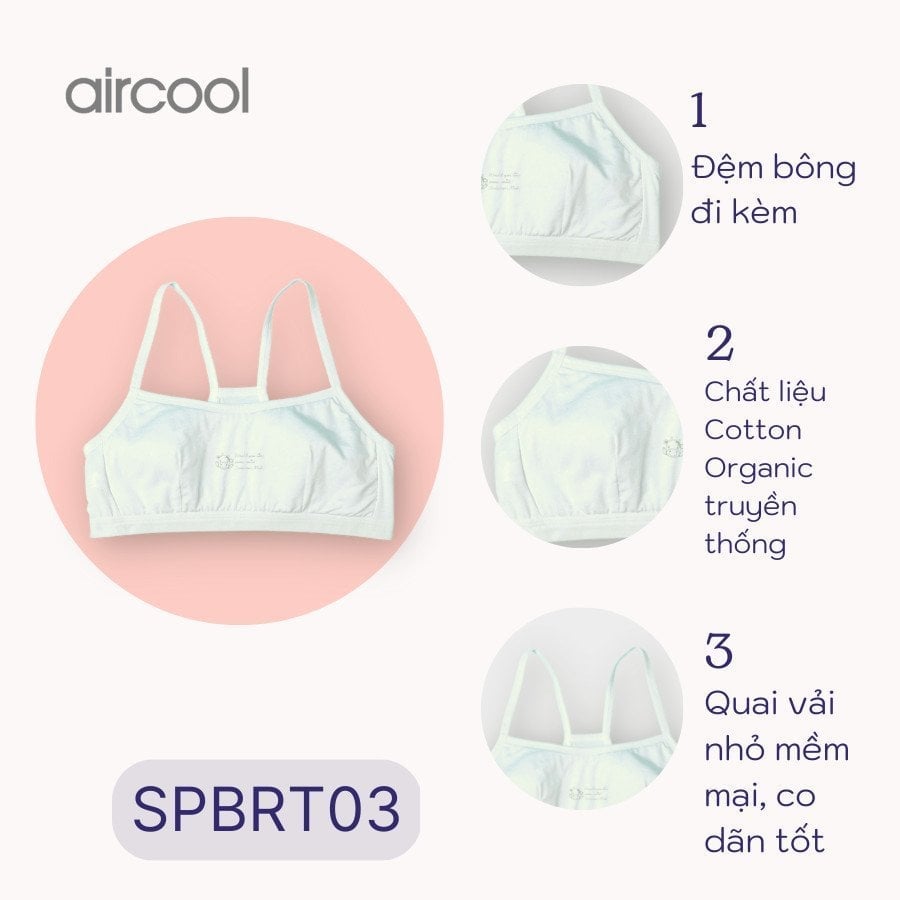 Áo bra Aircool cho Bé Gái size M / L / XL ( 8 - 15y )
