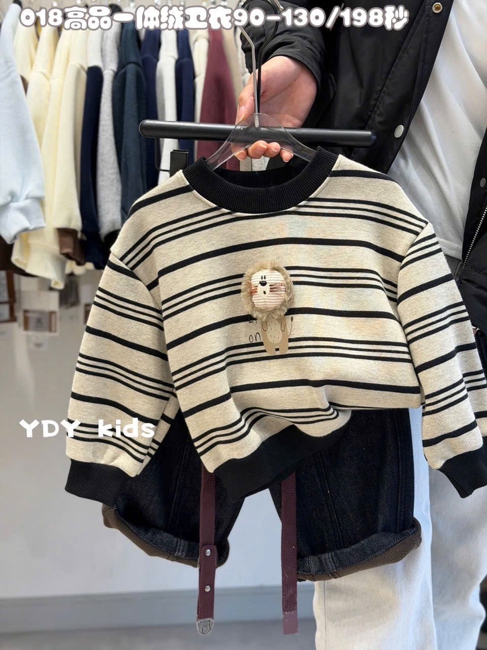 A01 - Áo nỉ lót nỉ nhiều mẫu cho bé trai size 90-130