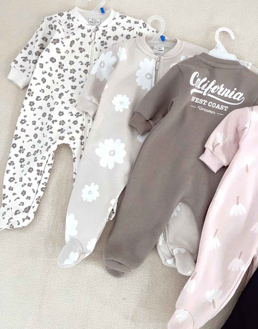 Body nỉ bông Minene dư xịn nhiều màu cho bé size 3-24m