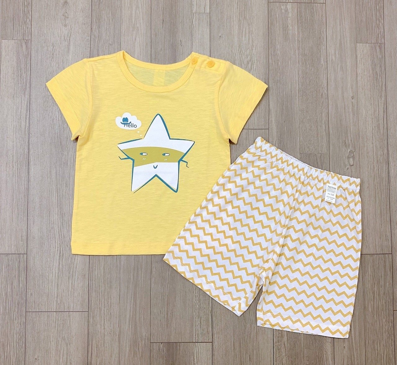 Bộ cotton mỏng xuất Hàn 6 mẫu nhiều hình BTBG size 90-150