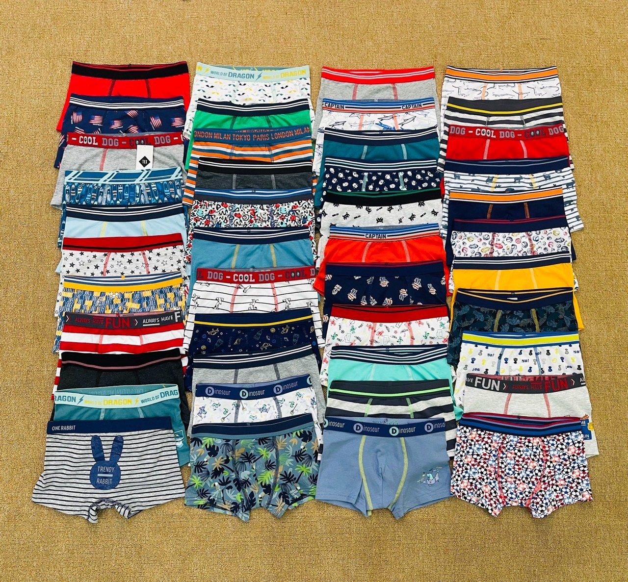 Set 5 quần sịp đùi bé trai Tex size 3-16y (ngẫu nhiên)